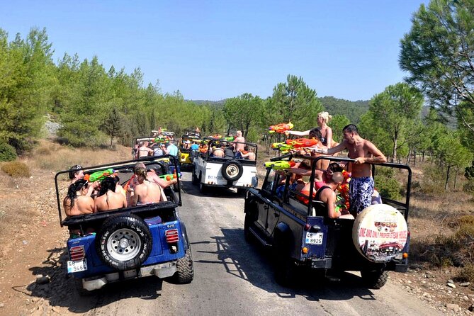 Marmaris Jeep Safari Tour With Waterfall and Water Fights - Jesus Beach and the walk across the sea