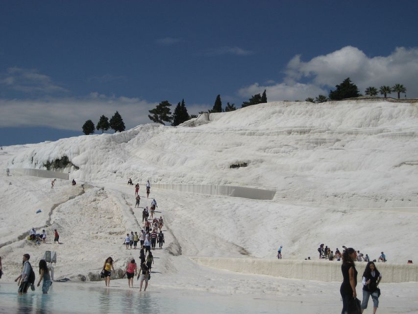 Marmaris: Pamukkale, Hot Spring, Travertines Tour with Lunch - Cleopatra’s Pool, with an important current change