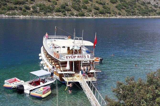 Ölüdeniz: Butterfly Valley Boat Trip with Buffet Lunch - St. Nicholas Island adds ruins and a little mystery