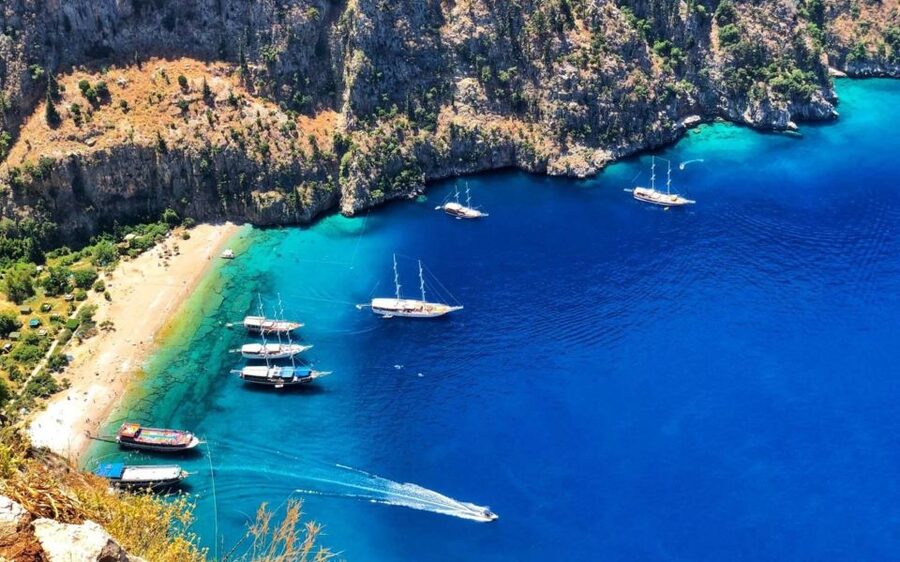 Ölüdeniz: Butterfly Valley Boat Trip with Buffet Lunch - Soguksu Bay finishes the day with cold water