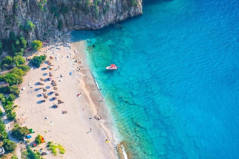Oludeniz: Butterfly Valley, St. Nicholas Island incl. Lunch - Starting at Belcekiz Beach on a two-deck boat