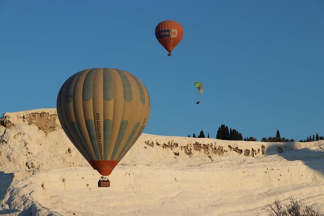 Pamukkale Hot Air Balloon w/Flight Certificates,Champagne Toast & Hotel Transfer - Inside the 16-person Comfort basket