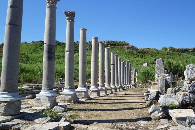 Perge Aspendos Side and Manavgat Waterfall Tour - Perge: the largest walking section