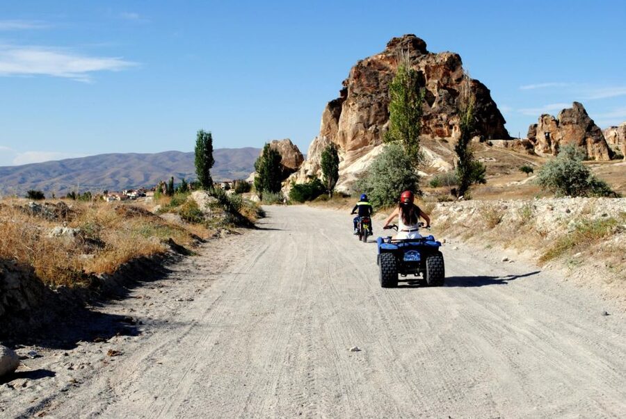 Quad Safari through the Sword, Love & Rose Valleys - Love Valley adds a different scale