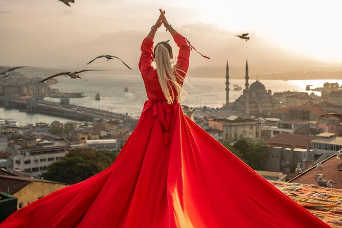 Rooftop Flying Dress Photo Shoot in Istanbul - What the price really includes