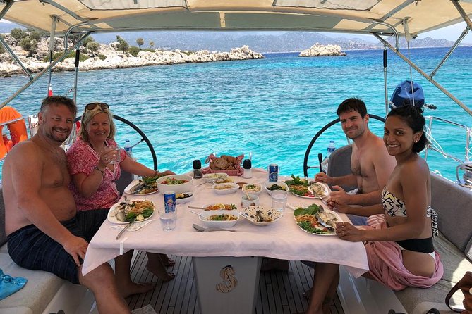 Sailing Day Tour with skipper and private chef in Kas Islands - İnönü Bay turns lunch into the main event