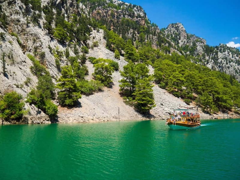 Side: Green Canyon Boat Trip with Lunch near Green Lake - Swimming stops in the emerald water