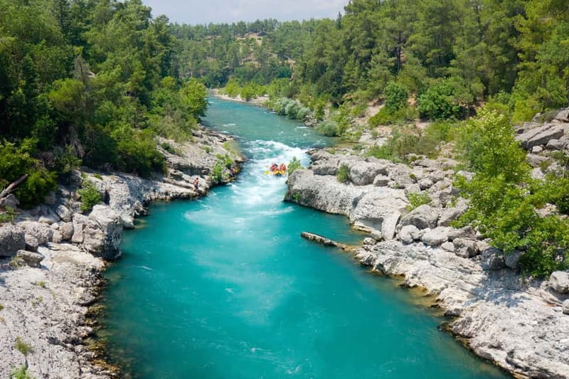 Side: Koprulu Canyon Whitewater Rafting with Lunch - Hotel pickup and the journey to the river
