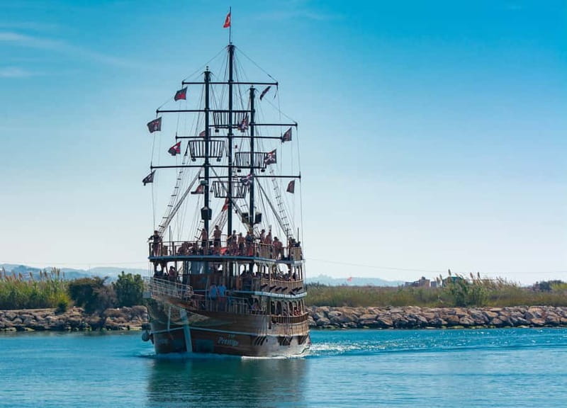 Side: Pirate Boat Trip with Lunch & Swimming Stops - Starting on the Manavgat River
