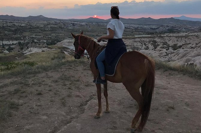 Sunset Horsebackriding-Tour through the Valleys of Cappadocia - Sunset Point and the Best Photo Light