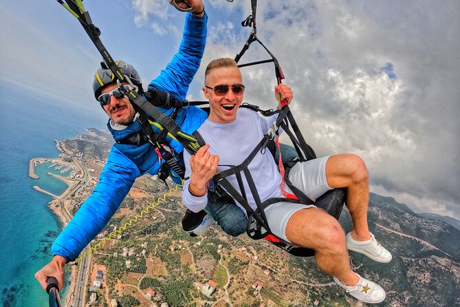 Tandem Paragliding in Alanya with Professional Licensed Pilots - The 700-meter launch and first steps into the air