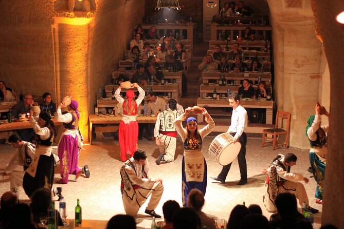 Turkish Night at Cave Restaurant with Dinner and Unlimited Drinks - Regional dances give the show its structure